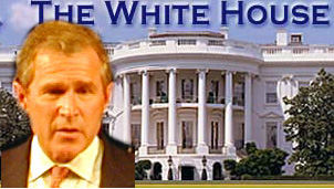 Bush goes to the White House